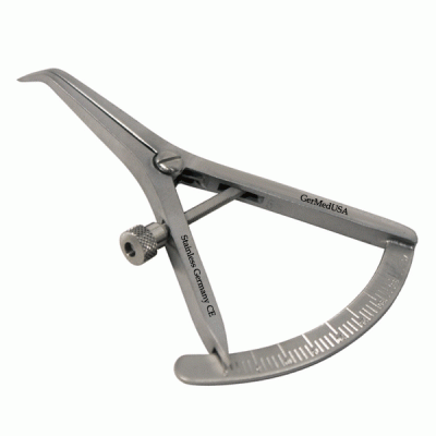 Castroviejo Caliper 8.5cm, Curved