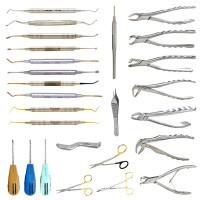 Surgical Atraumatic Extraction Kit with Plastic Handles