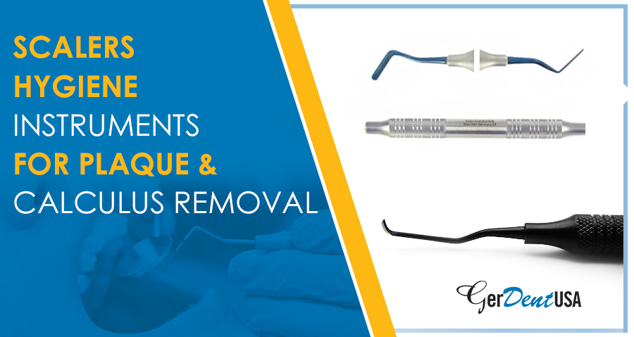 Dental Scalers Hygiene Instruments For Plaque & Calculus Removal