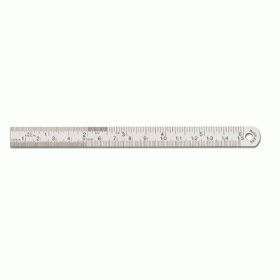 Stainless Steel Ruler 15cm